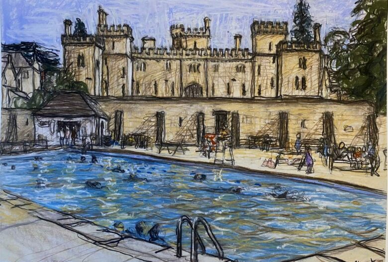 Laurie Plant’s picture of the pool – available to buy now!