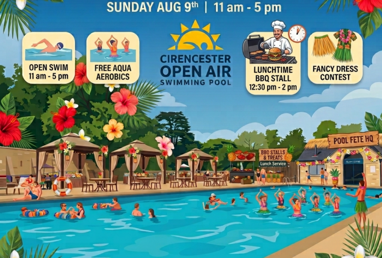 HAWAIIAN POOL PARTY FÊTE  Sunday 9th August | 11am–5pm