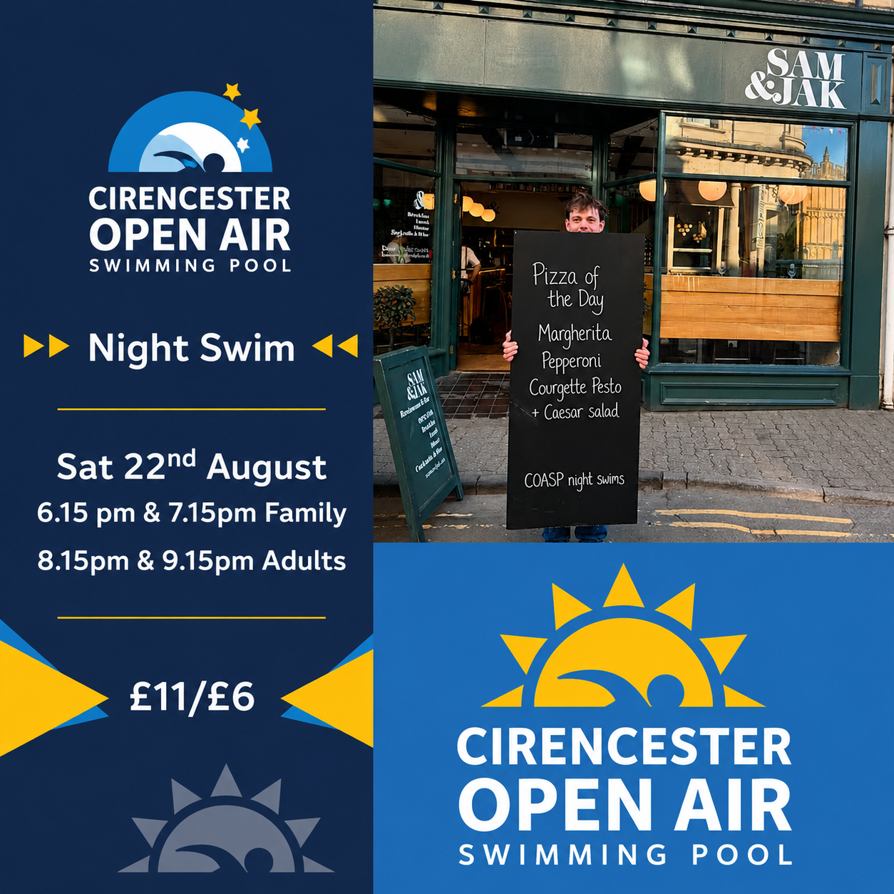 🌙 Night Swim – Sat 22nd Aug – Book now! ✨